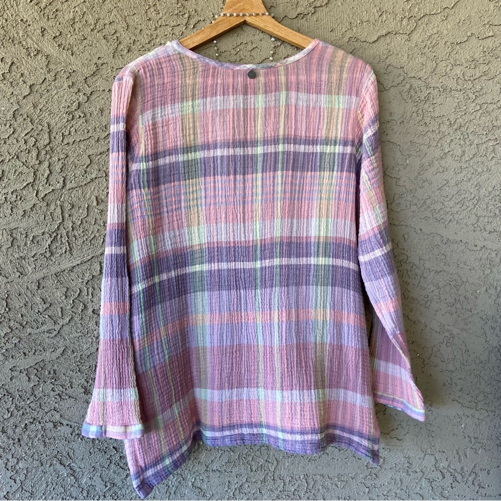 Tunic Blouse SOFT SURROUNDINGS TUNIC in Soft Colors - Picture 8 of 12